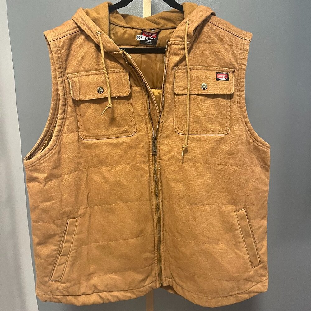 Wrangler Workwear Hooded Mens Vest - Size XXL